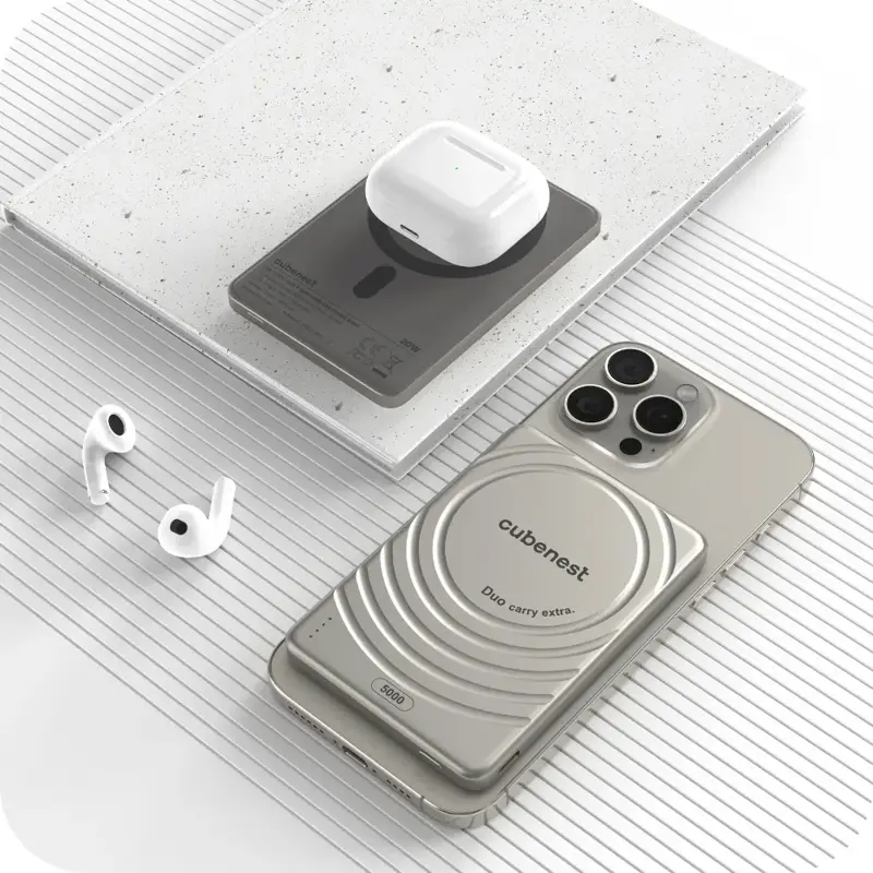 MagSafe powerbanka 5 000 mAh DualSlim MagSafe powerbanka 5 000 mAh DualSlim