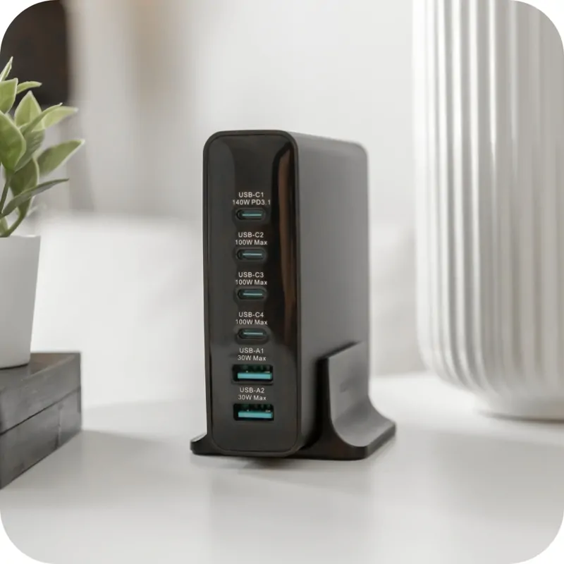Cubenest GaN nabíječka 240W S6D0 Cubenest GaN nabíječka 240W S6D0